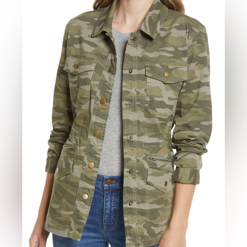 Women’s Caslon Camo Utility Jacket, Small
